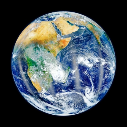 Picture of SATELLITE IMAGE OF EARTH