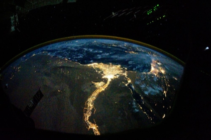 Picture of CAIRO AND ALEXANDRIA - EGYPT VIEWED FROM SPACE