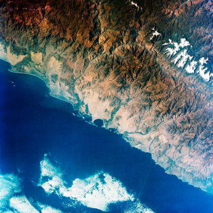 Picture of PERU AS SEEN FROM THE GEMINI-9A SPACECRAFT