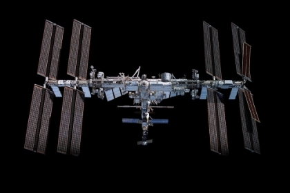 Picture of THE ISS PICTURED FROM THE SPACEX CREW DRAGON ENDEAVOUR 2021