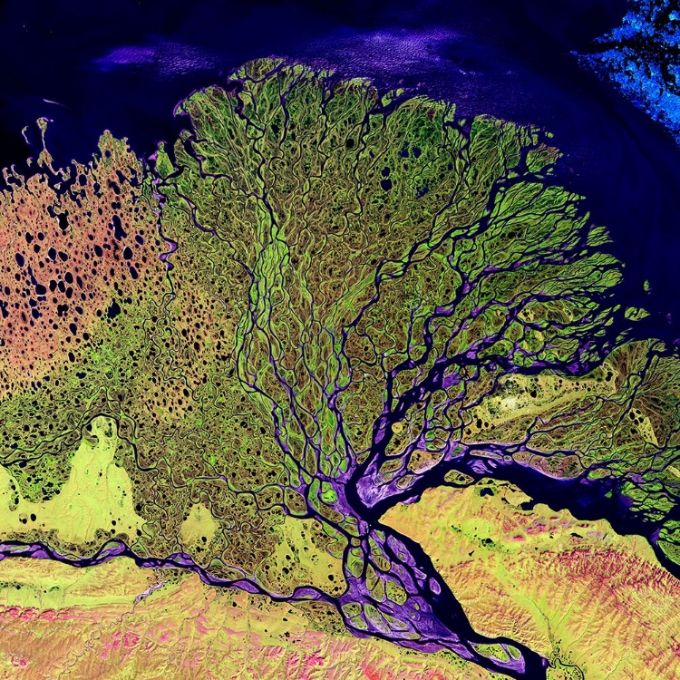 Picture of THE LENA RIVER IS ONE OF THE LARGEST RIVERS IN THE WORLD