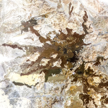 Picture of THE NORTHWEST AREA OF SAUDI ARABIA - HARRAT LUNAYYIR FROM SPACE