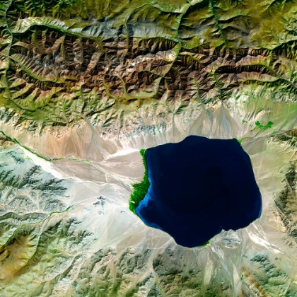 Picture of THE UVS NUUR BASIN IN MONGOLIA FROM SPACE