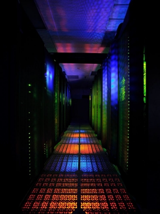 Picture of THE DISCOVER SUPERCOMPUTER AT THE NASA CENTER FOR CLIMATE SIMULATION