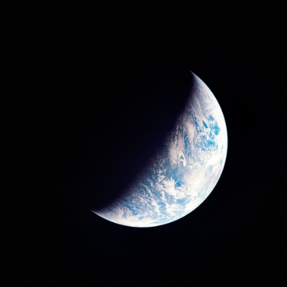Picture of VIEW OF THE EARTH SEEN FROM THE APOLLO 12 SPACECRAFT