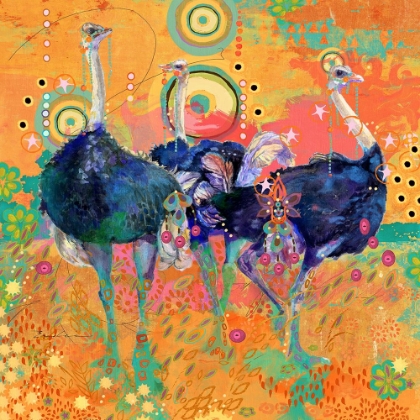 Picture of THREE OSTRICH