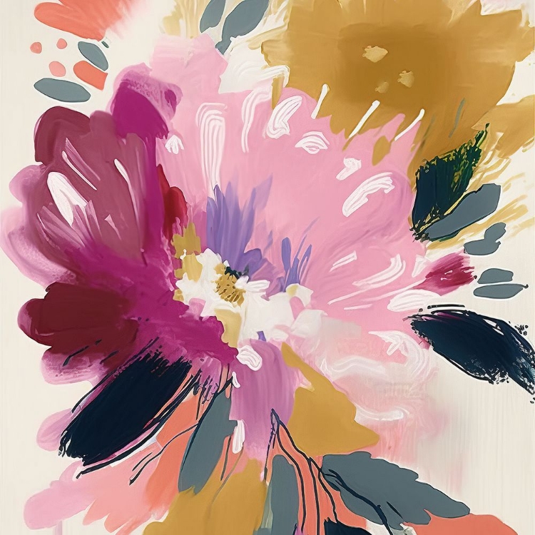 Picture of IMPASTO FLOWER III