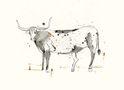 Picture of WATERCOLOR BULL 2