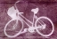 Picture of BURGUNDY BICYCLE CYANOTYPE