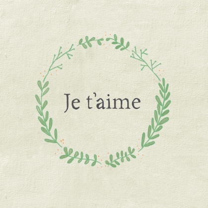 Picture of JE TAIME WREATH