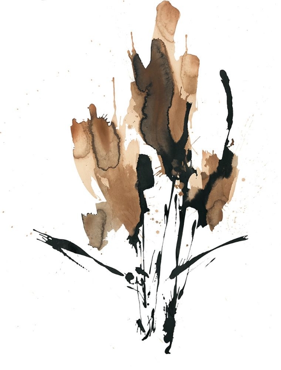 Picture of SEPIA FLORALS 3