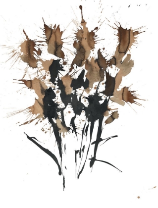 Picture of SEPIA FLORALS 4