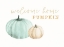 Picture of WELCOME HOME PUMPKIN