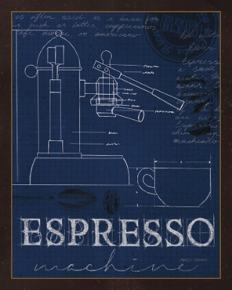 Picture of COFFEE BLUEPRINT IV INDIGO