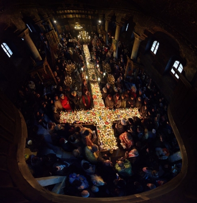 Picture of CROSS AND CANDLES
