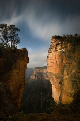 Picture of MOONLIGHT OVER BLUE MOUNTAINS