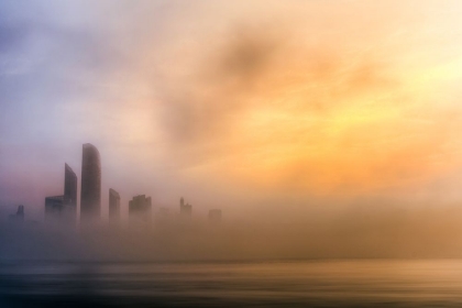 Picture of ABU DHABI CITYSCAPE - FOGGY MORNING