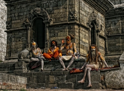 Picture of SADHUS ENJOYING THE MAHA SHIVATRI FESTIVAL