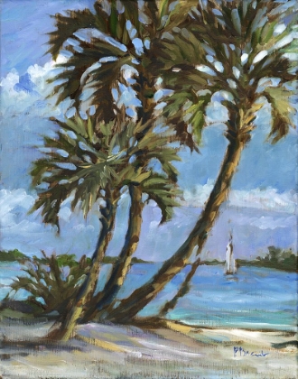 Picture of IMPRESSIONS OF PALMS - BAYSIDE I