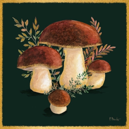 Picture of GILDED MUSHROOMS I