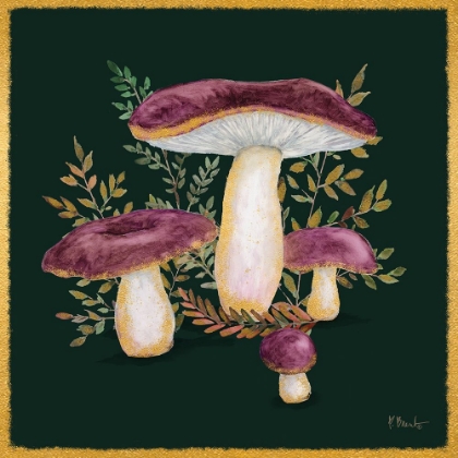 Picture of GILDED MUSHROOMS II