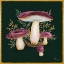 Picture of GILDED MUSHROOMS II