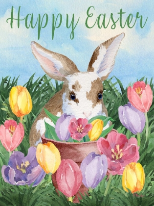 Picture of FLORAL FIELD BUNNY I