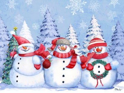 Picture of HOLIDAY ICY SNOWMAN HORIZONTAL