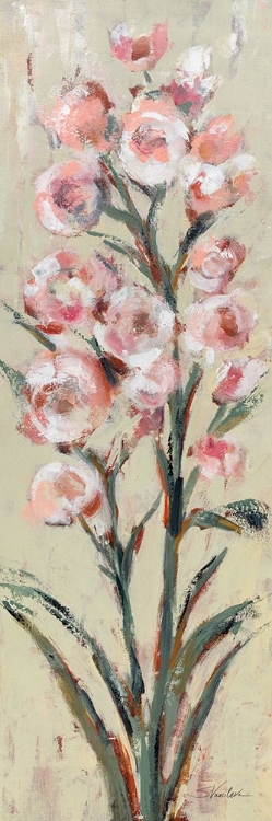 Picture of TALL BLUSH FLOWERS II