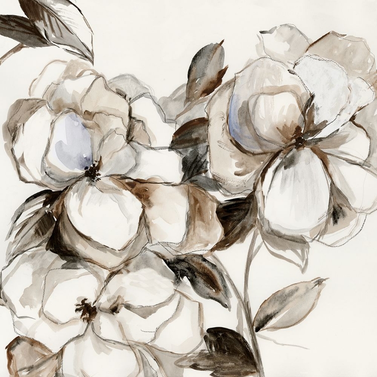 Picture of SKETCH FLORALS I