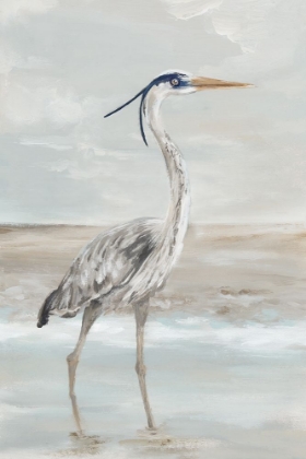 Picture of HERON ON THE BEACH WALK