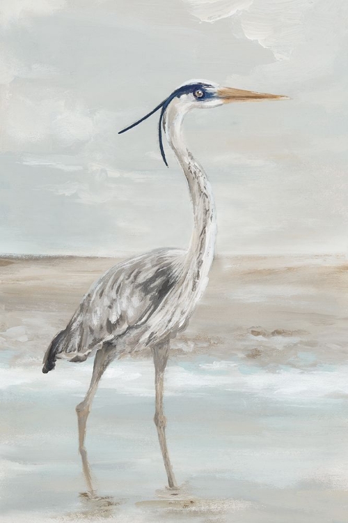 Picture of HERON ON THE BEACH WALK