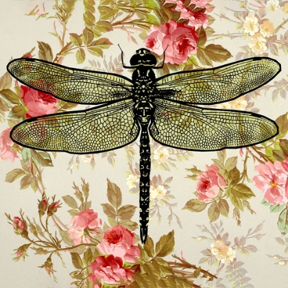 Picture of DRAGONFLY WALLPAPER SQUARE