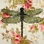 Picture of DRAGONFLY WALLPAPER SQUARE