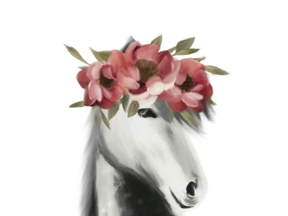 Picture of FLORAL DAPPLE GREY HORSE