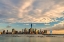 Picture of LOWER MANHATTAN SKYLINE AT SUNSET