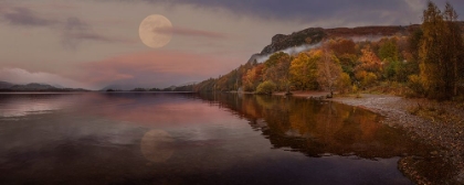 Picture of MOON REFLECTION AT DERWENTWATER LAKE