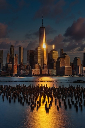Picture of WORLD TRADE CENTER AT SUNSET