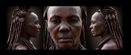 Picture of HIMBA PORTRAIT THREE SIDES WOMAN RIAPUI