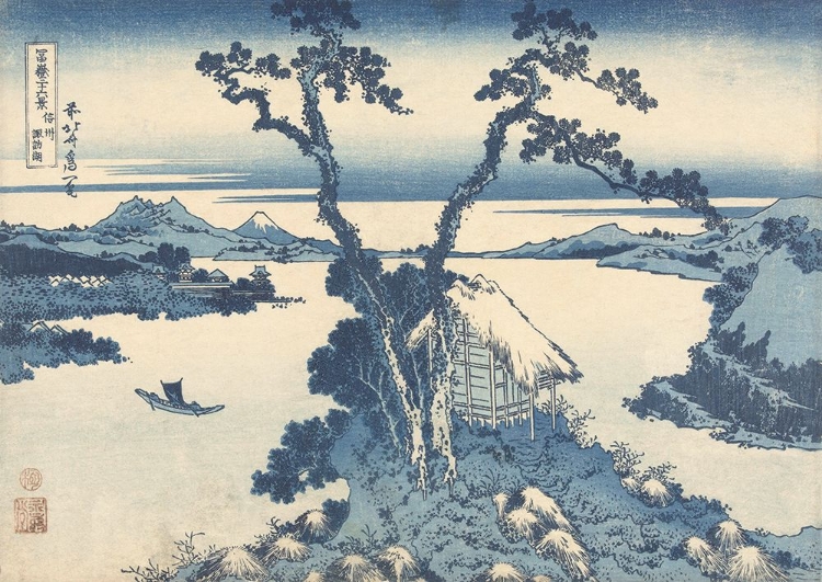 Picture of A VIEW OF MOUNT FUJI ACROSS LAKE SUWA