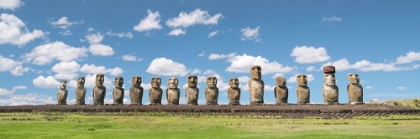 Picture of MOAI STATUES IN RAPA NUI - CHILE