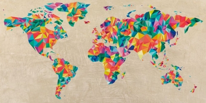 Picture of MULTICOLOR WORLD MAP (NEUTRAL)
