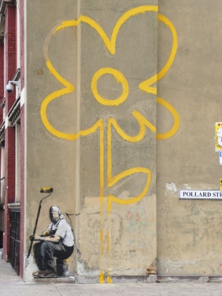 Picture of POLLARD STREET - LONDON (GRAFFITI ATTRIBUTED TO BANKSY)