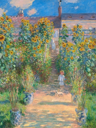 Picture of THE ARTISTS GARDEN AT VETHEUIL - 1881