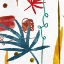 Picture of ABSTRACT LEAVES 2 V2