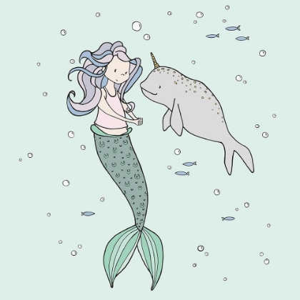 Picture of MERMAID AND NARWHAL BUDDIES