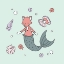 Picture of MERMAID CRITTERS FOX