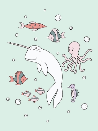 Picture of MERMAID CRITTERS NARWHAL