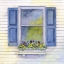 Picture of PANSIES WINDOW BOX