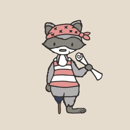 Picture of RACCOON PIRATE